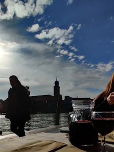 vista sul canal grande di murano